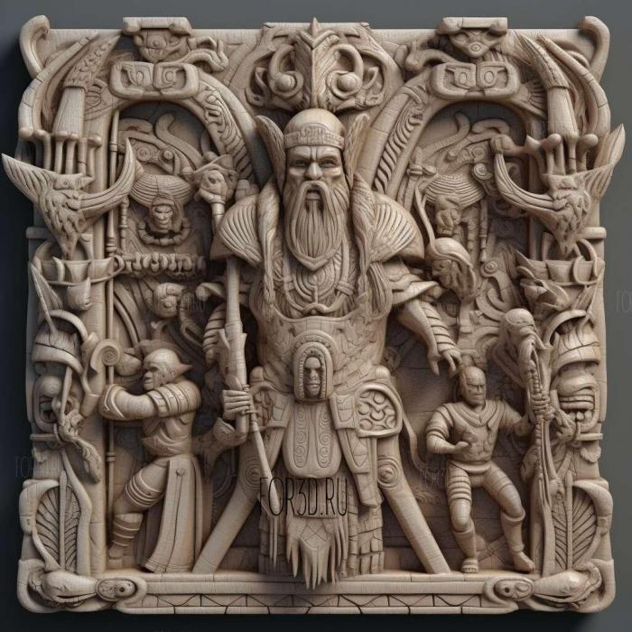 Strange Brigade 2 stl model for CNC